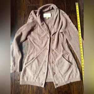 Leifsdottir Brown Cardigan Sweater